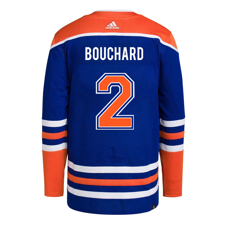 adidas NHL Edmonton Oilers Evan Bouchard Authentic Primegreen Home Jersey  