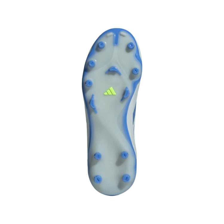 adidas Junior Copa Pure III IE1195 League FG Soccer Cleats blue grey lime