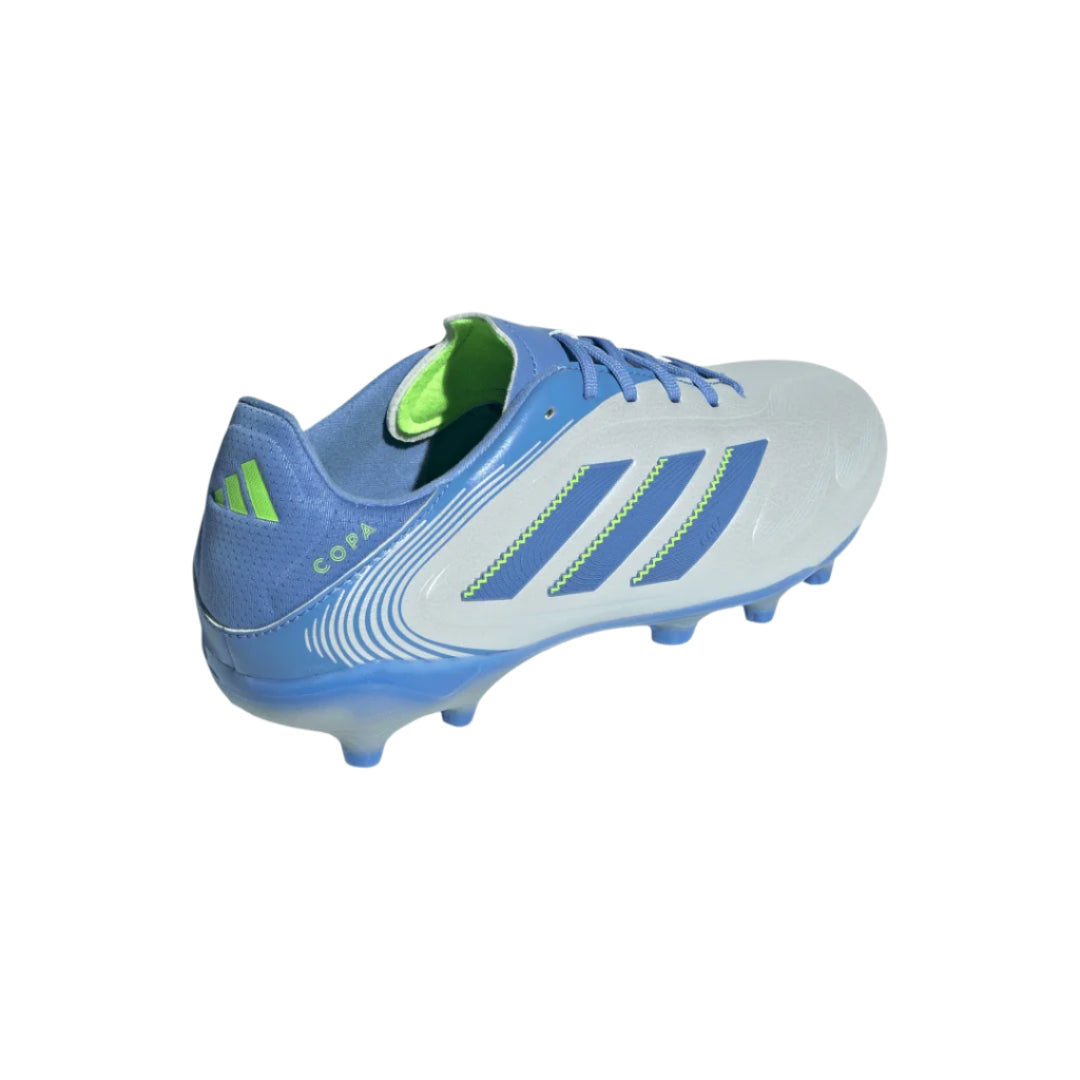 adidas Junior Copa Pure III IE1195 League FG Soccer Cleats blue grey lime