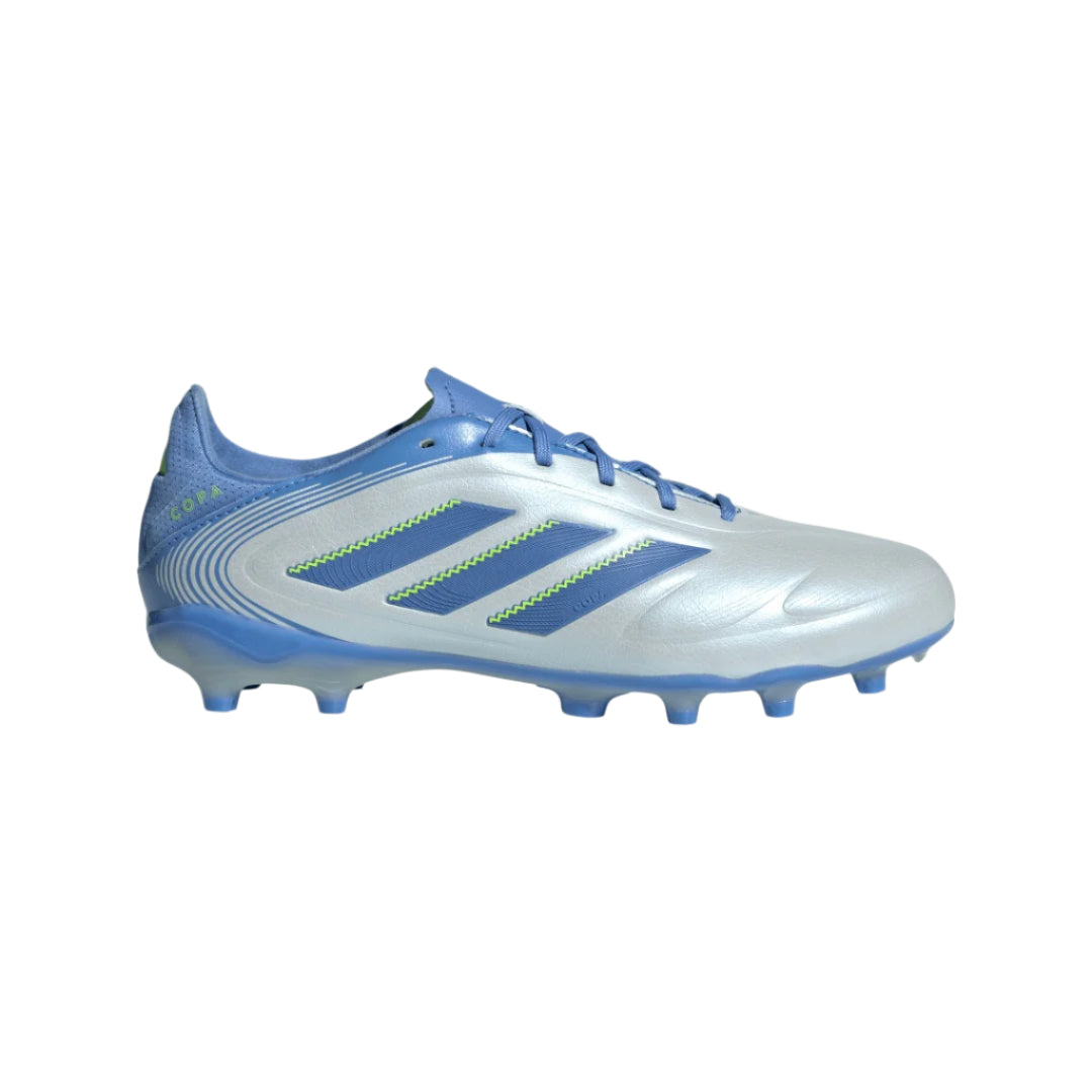 adidas Junior Copa Pure III IE1195 League FG Soccer Cleats blue grey lime