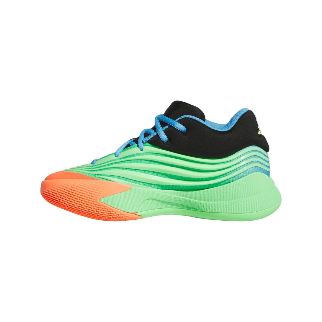 Adidas Junior Dame X Basketball Shoes lime green black orange