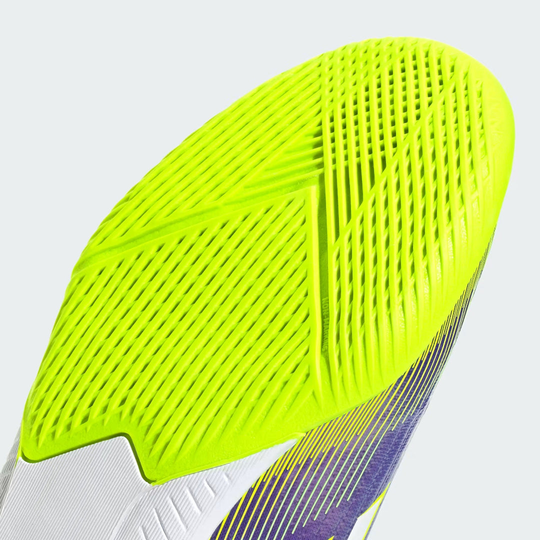 adidas Junior F50 Club Indoor Soccer Shoes purple/white