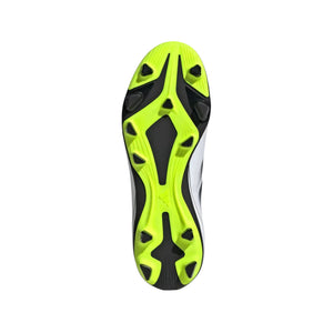 adidas Junior Goletto IX FG/MG Soccer Cleats White/Black/Lemon