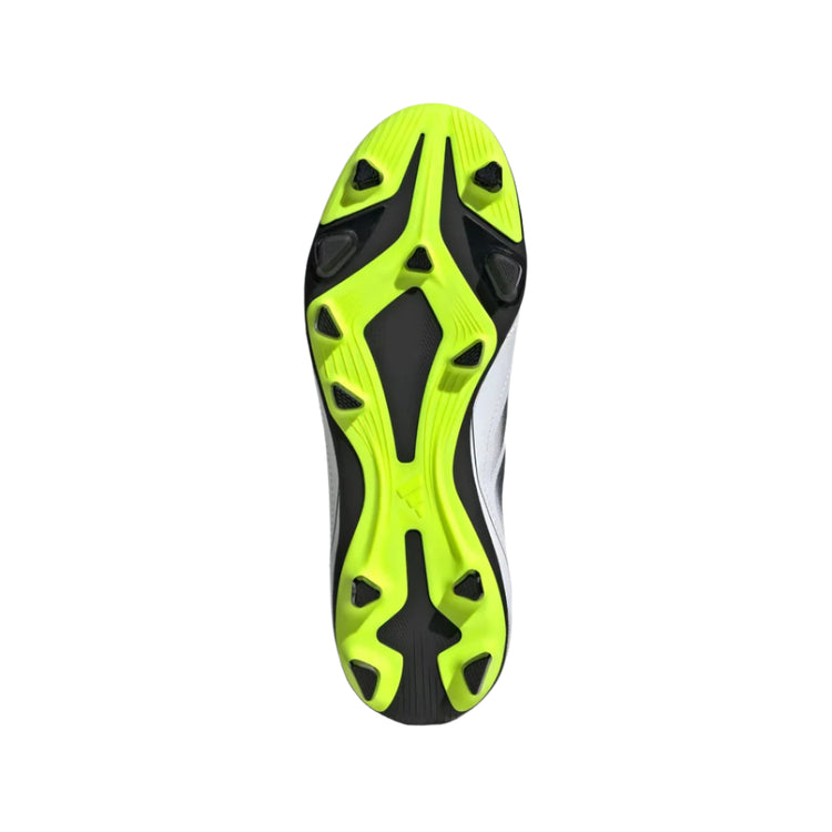 adidas Junior Goletto IX FG/MG Soccer Cleats White/Black/Lemon