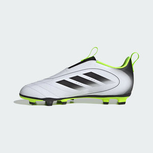 adidas Junior Goletto IX FG/MG Soccer Cleats White/Black/Lemon