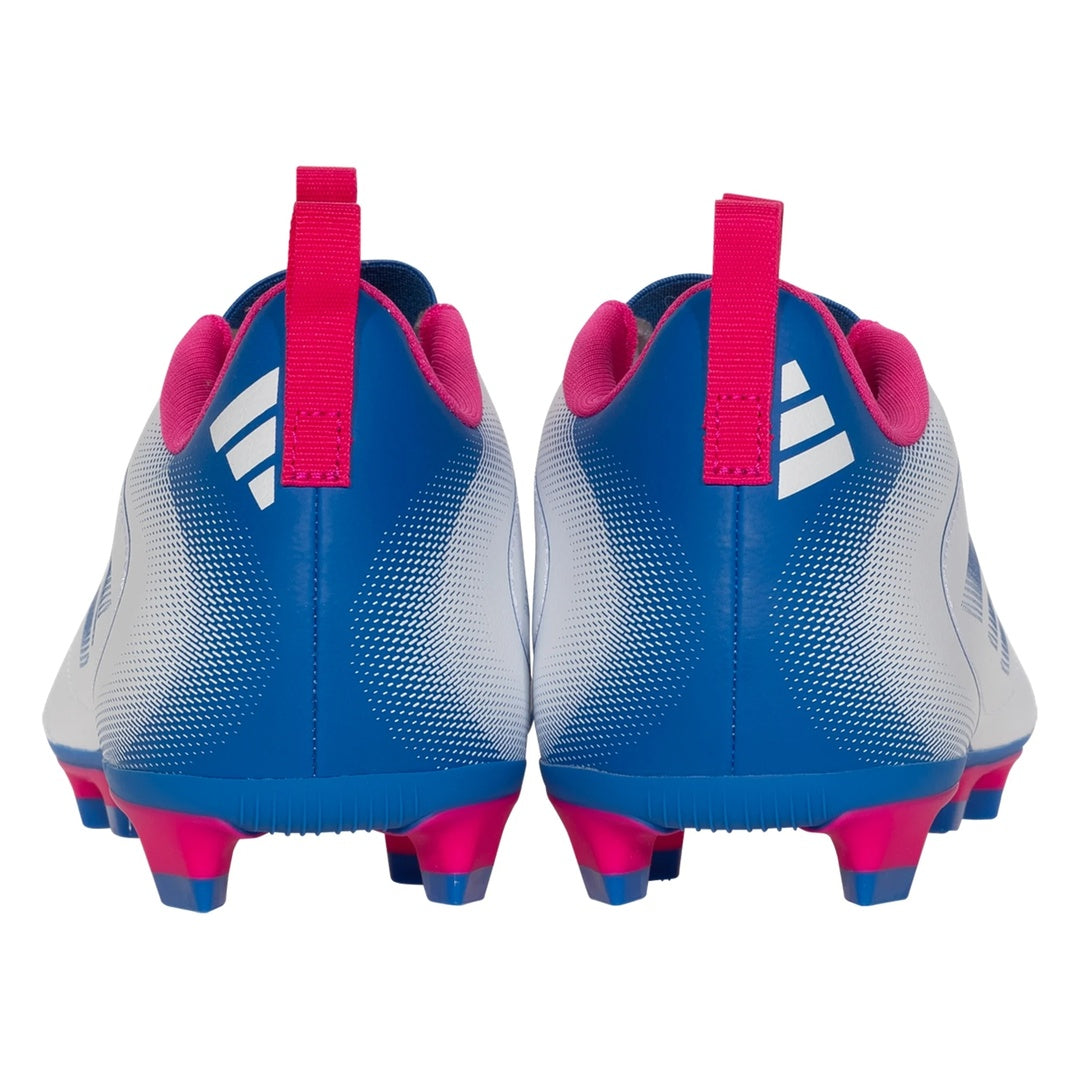 adidas Junior Goletto IX FG/MG Soccer Cleats White/Blue/Pink