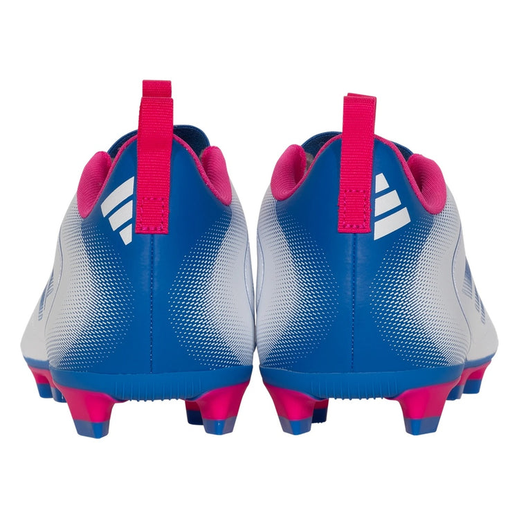 adidas Junior Goletto IX FG/MG Soccer Cleats White/Blue/Pink