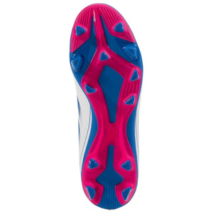 adidas Junior Goletto IX FG/MG Soccer Cleats White/Blue/Pink