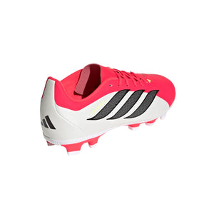 adidas Junior Predator Club FG/MG Soccer Cleats Lucid Red / Core Black / Cloud White