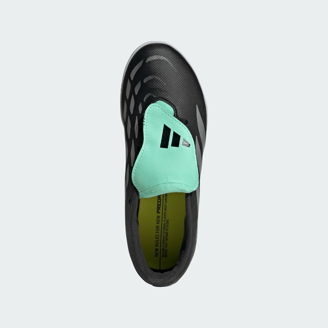 adidas Junior Predator Club Sala Indoor Soccer Shoes black/teal/silver