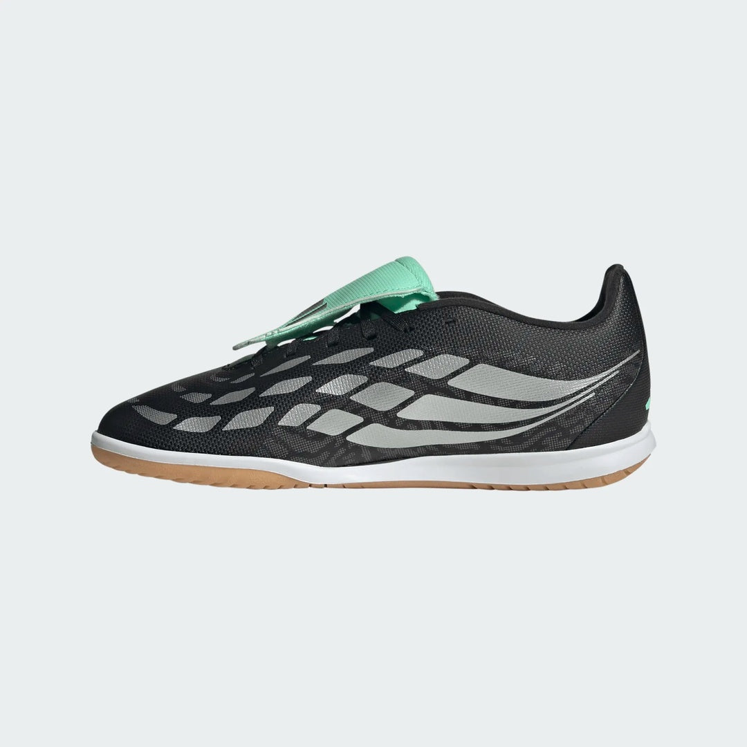 adidas Junior Predator Club Sala Indoor Soccer Shoes black/teal/silver