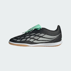 adidas Junior Predator Club Sala Indoor Soccer Shoes black/teal/silver