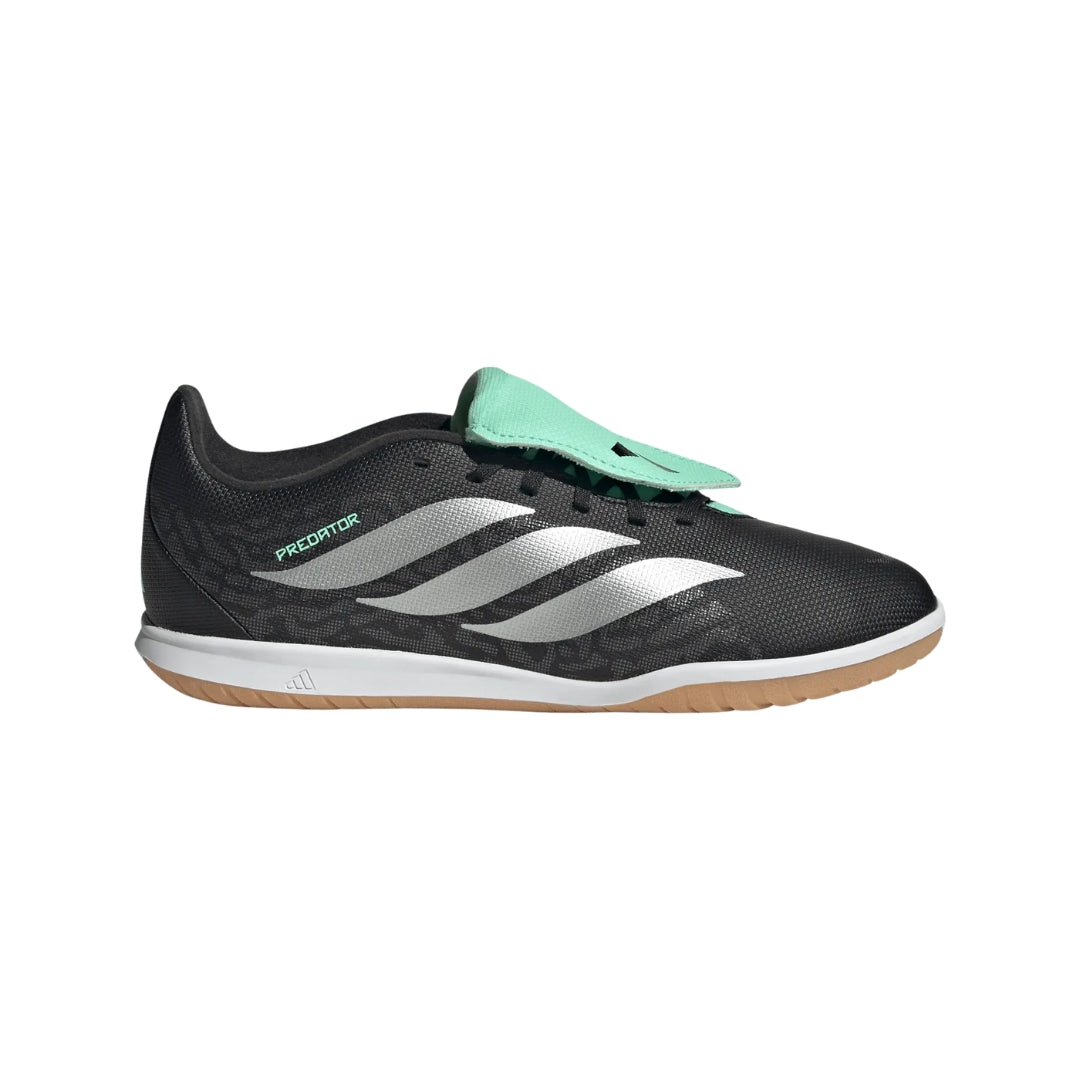 adidas Junior Predator Club Sala Indoor Soccer Shoes black/teal/silver