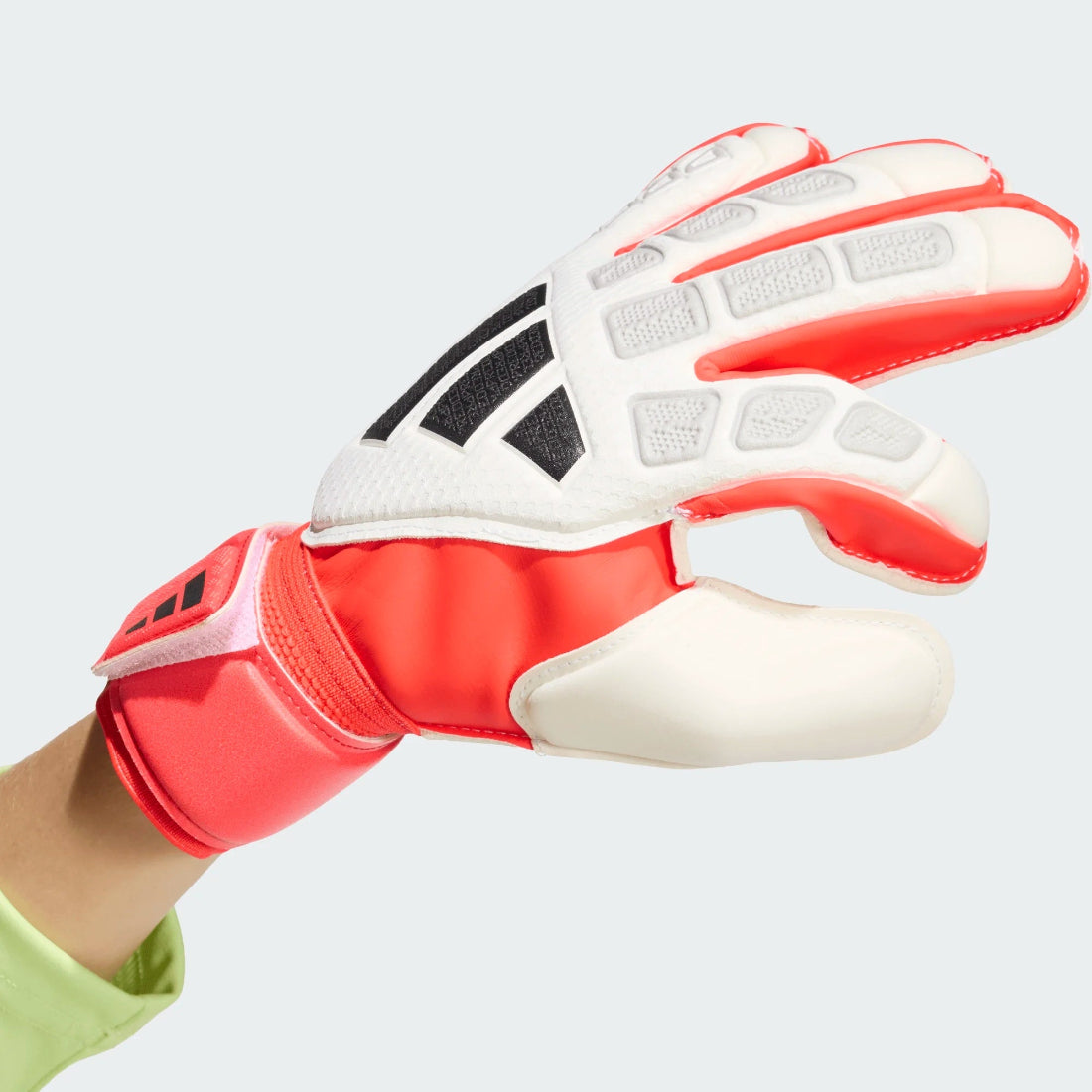 adidas Junior Predator MTC FS Soccer Goalkeeper Gloves white/red