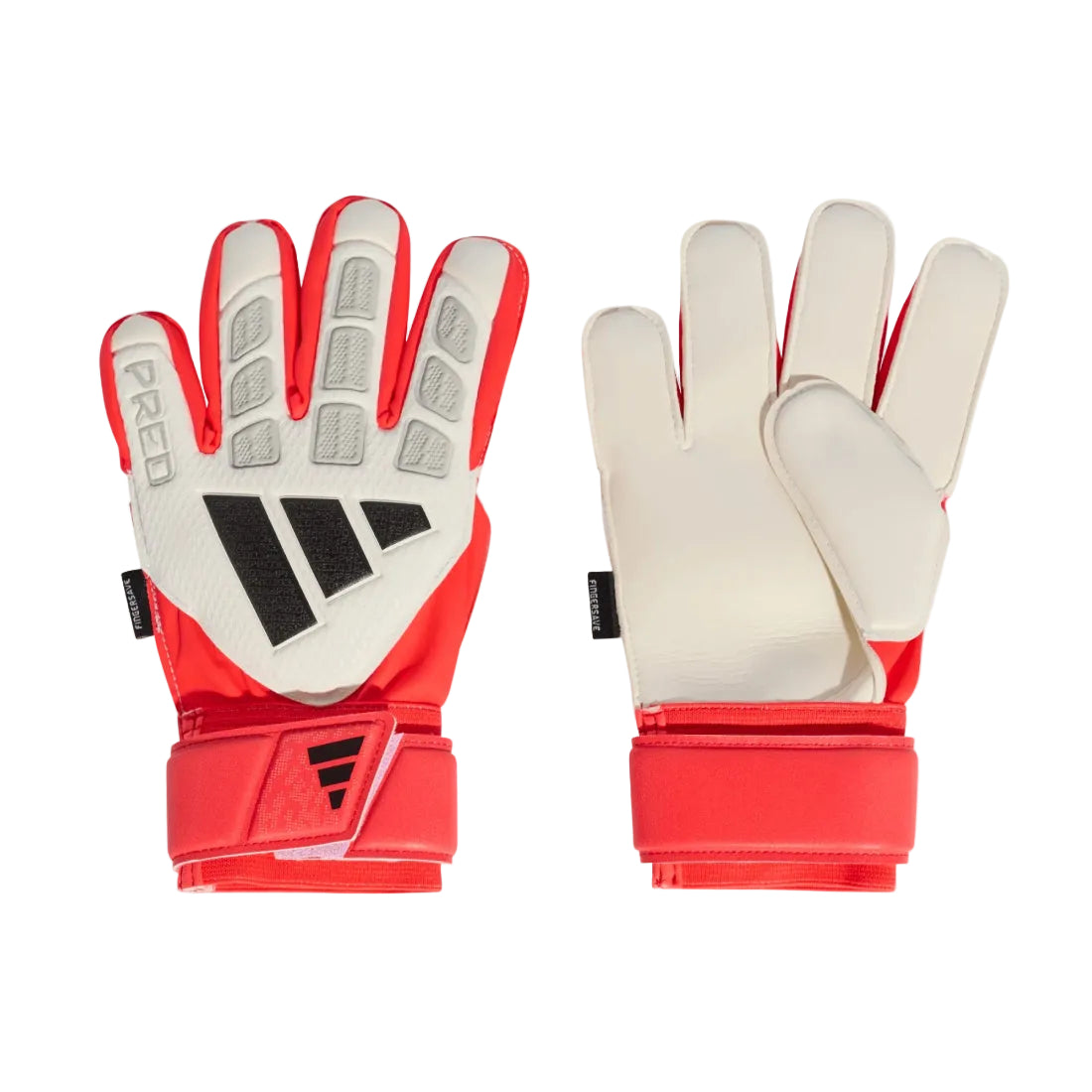 adidas Junior Predator MTC FS Soccer Goalkeeper Gloves white/red