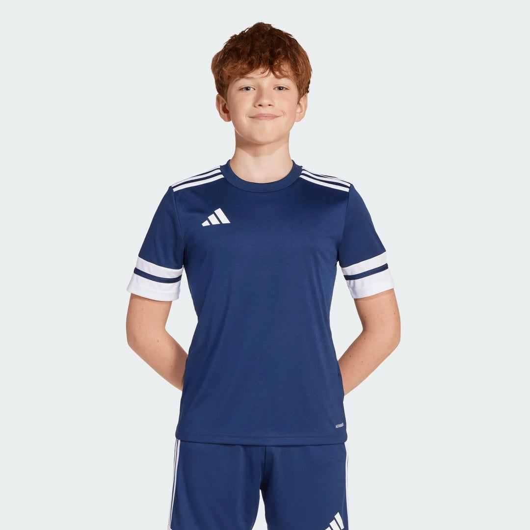 adidas Junior Squadra 25 Soccer Jersey navy blue