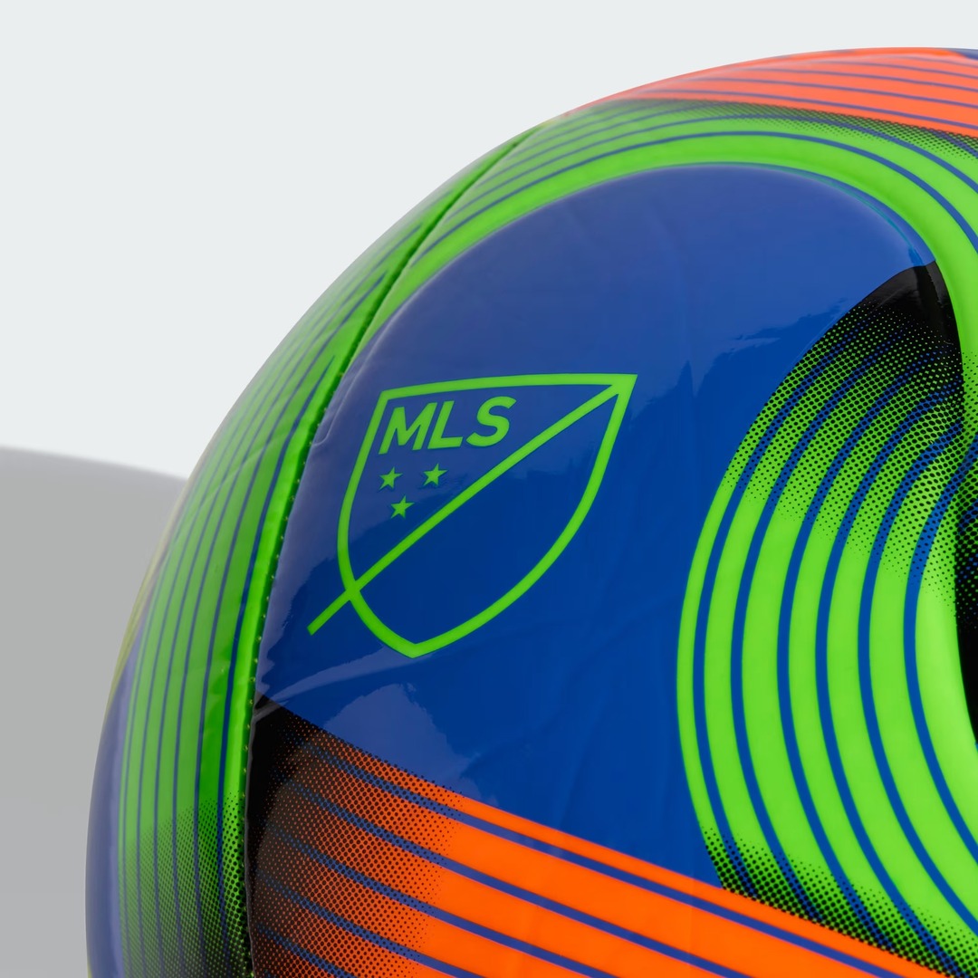 adidas Major League 26 Club Soccer Ball blue/green/orange