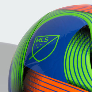 adidas Major League 26 Club Soccer Ball blue/green/orange