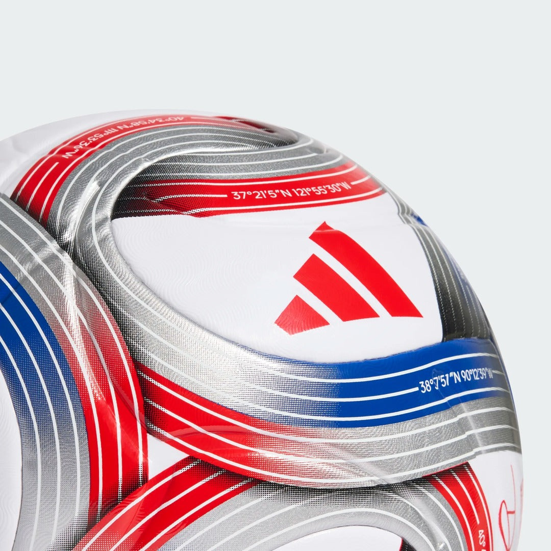 adidas Major League 26 NFHS Soccer Ball White/royal/red/silver