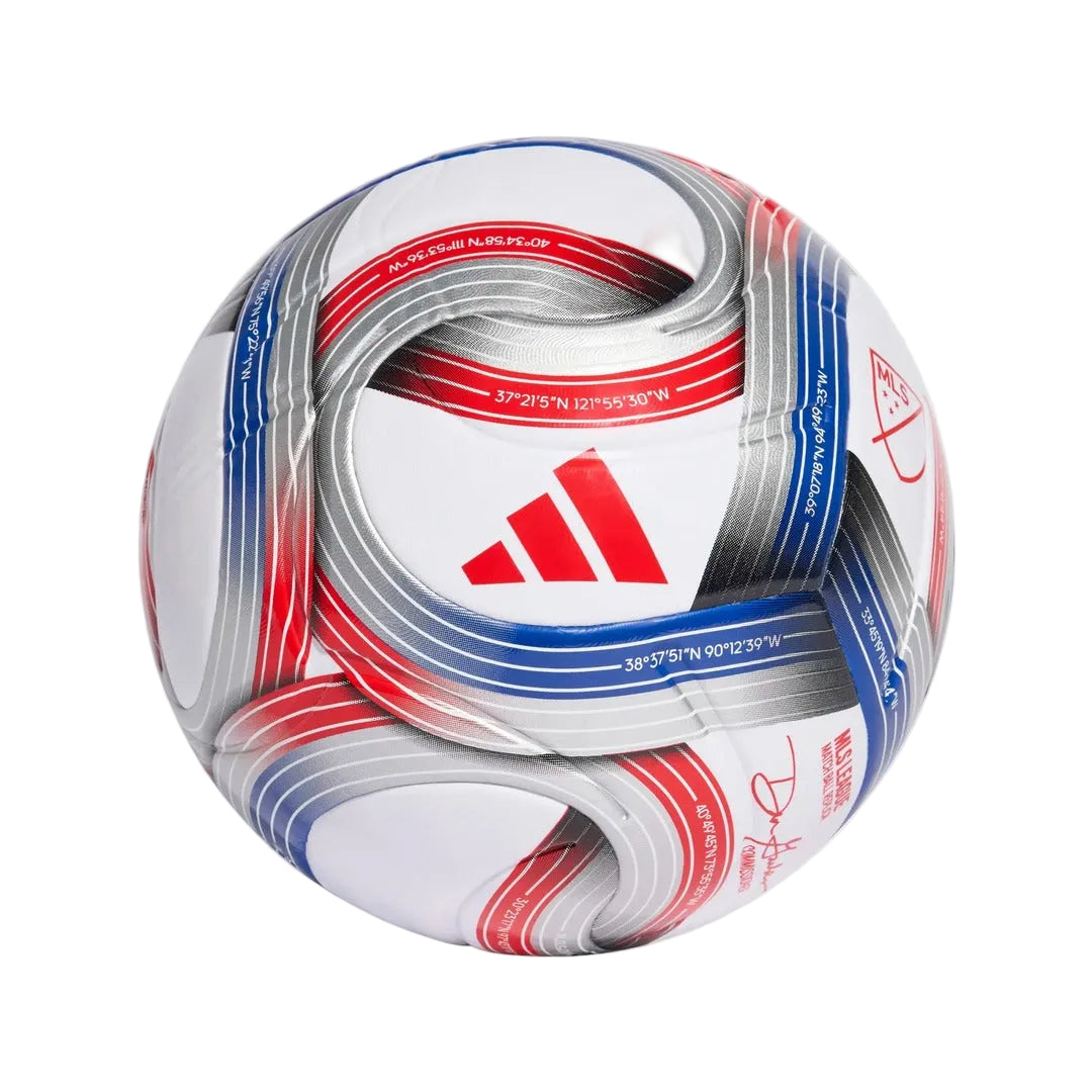 adidas Major League 26 NFHS Soccer Ball White/royal/red/silver