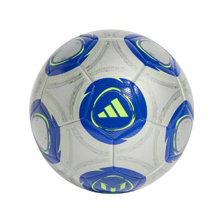 adidas Messi JE6457 League Soccer Ball Silver Blue Yellow