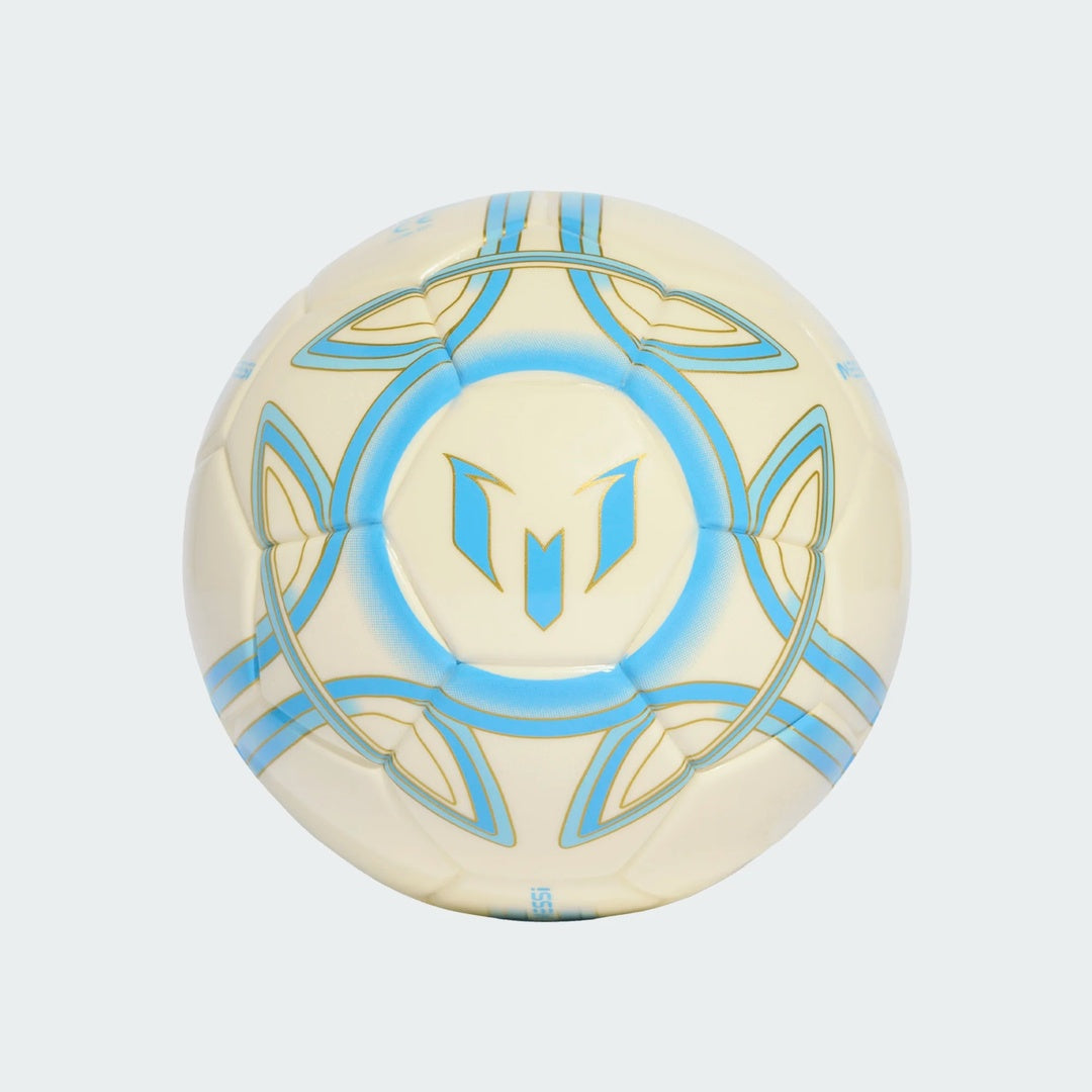 adidas Messi Mini Soccer Ball ivory/blue