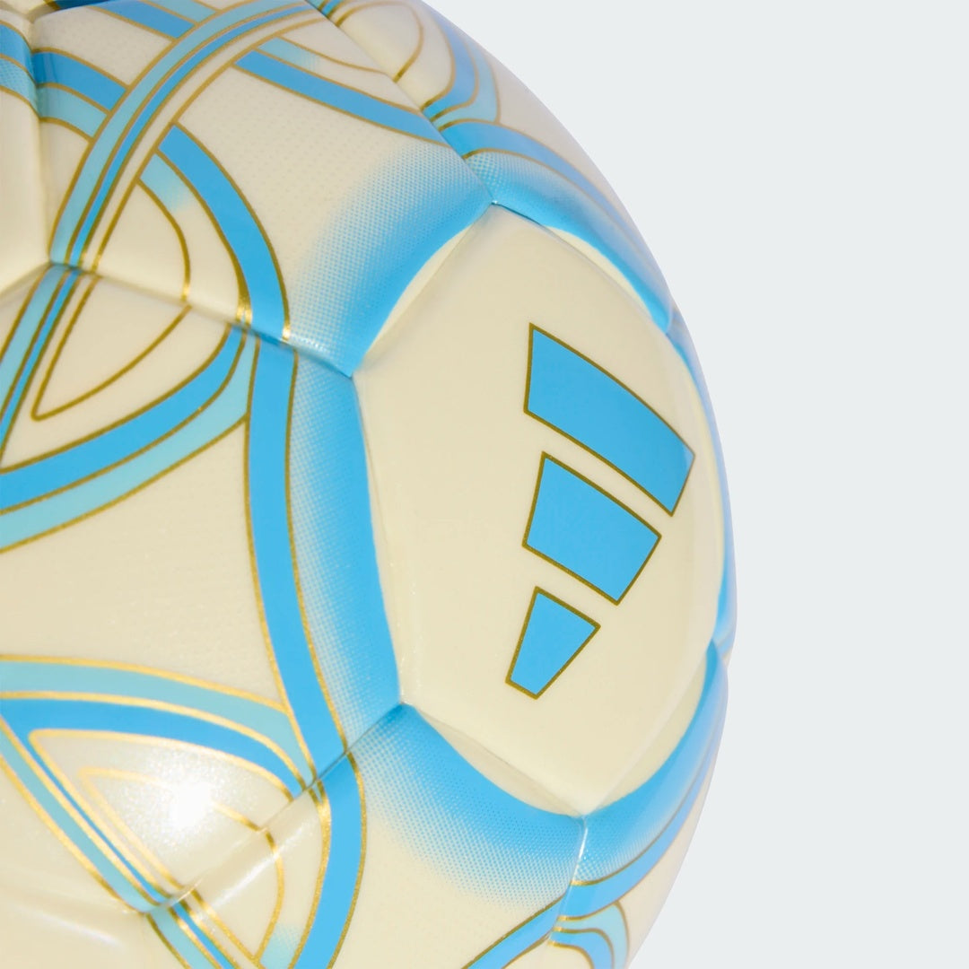 adidas Messi Mini Soccer Ball ivory/blue