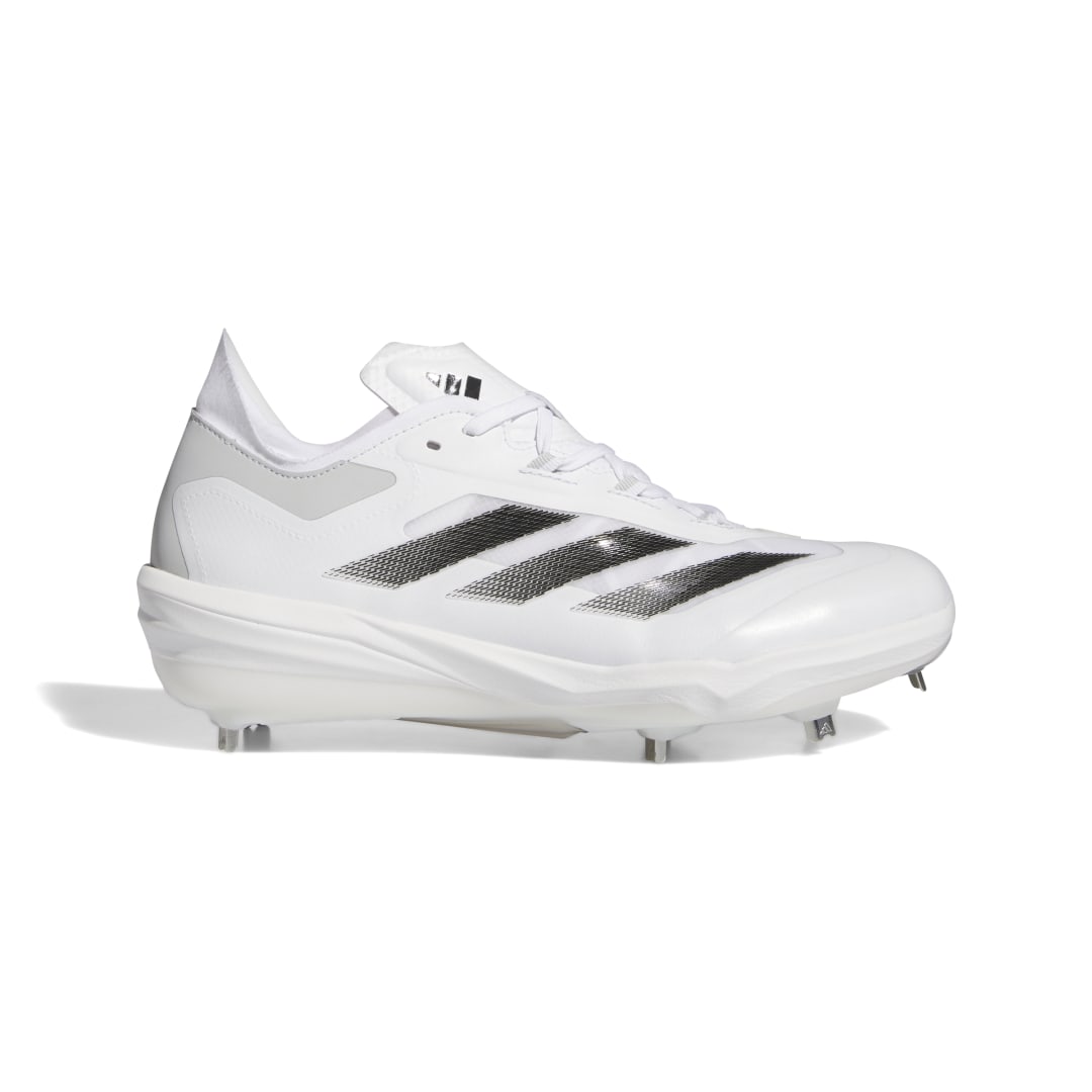 adidas Senior Adizero Impact Metal Baseball Cleats White