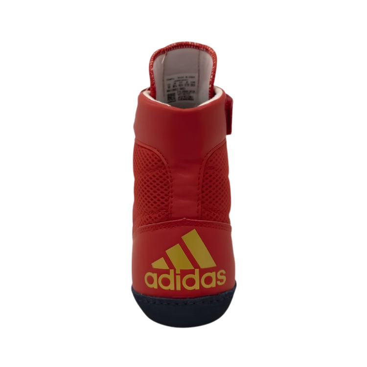 adidas Senior Combat Speed 5 Wrestling Shoes red/gold