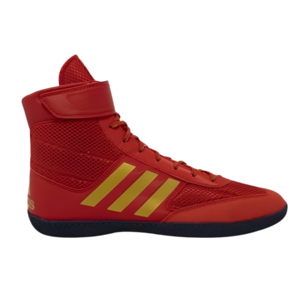 adidas Senior Combat Speed 5 Wrestling Shoes red/gold