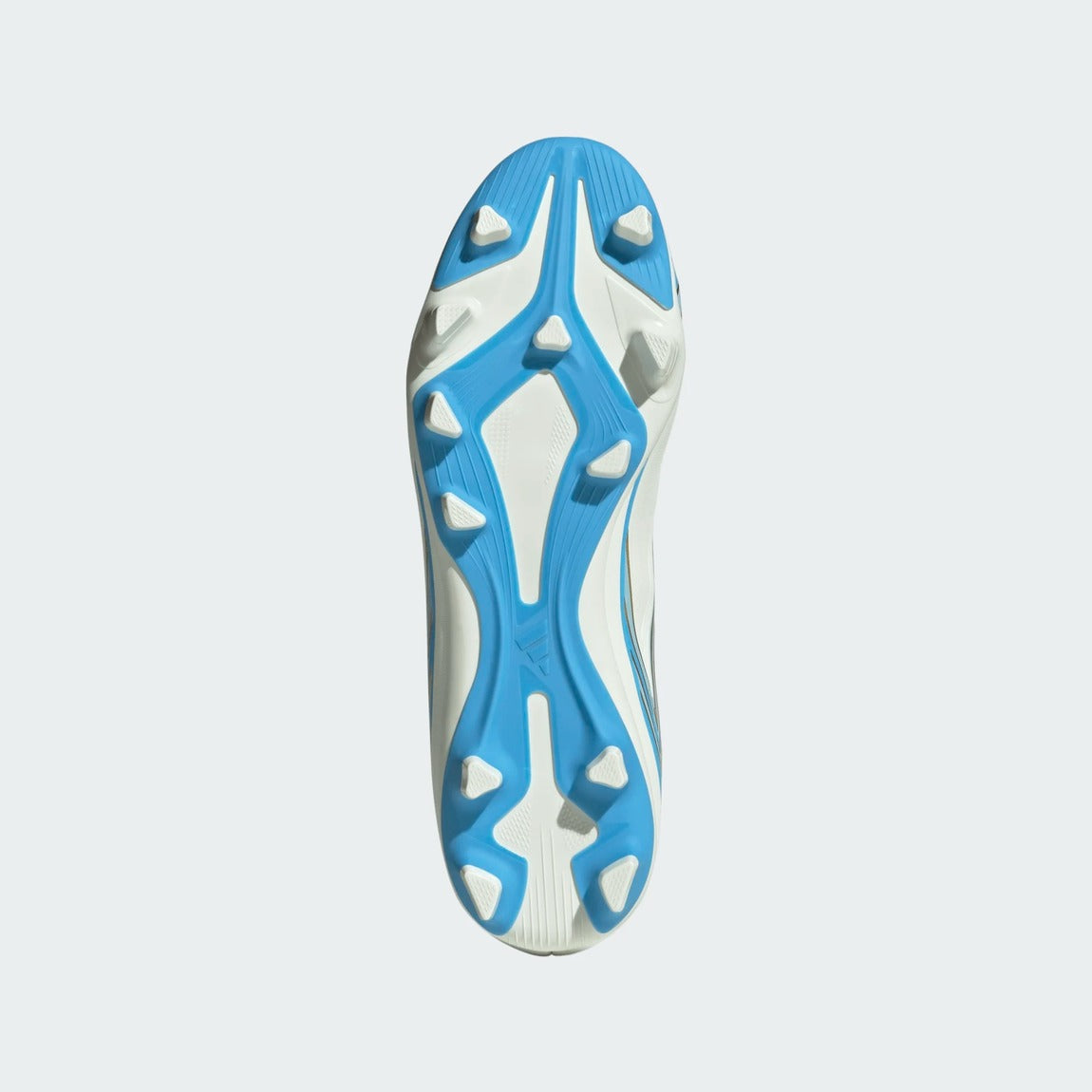 adidas Senior F50 Messi Club FG/MG Soccer Cleats ivory/blue/gold