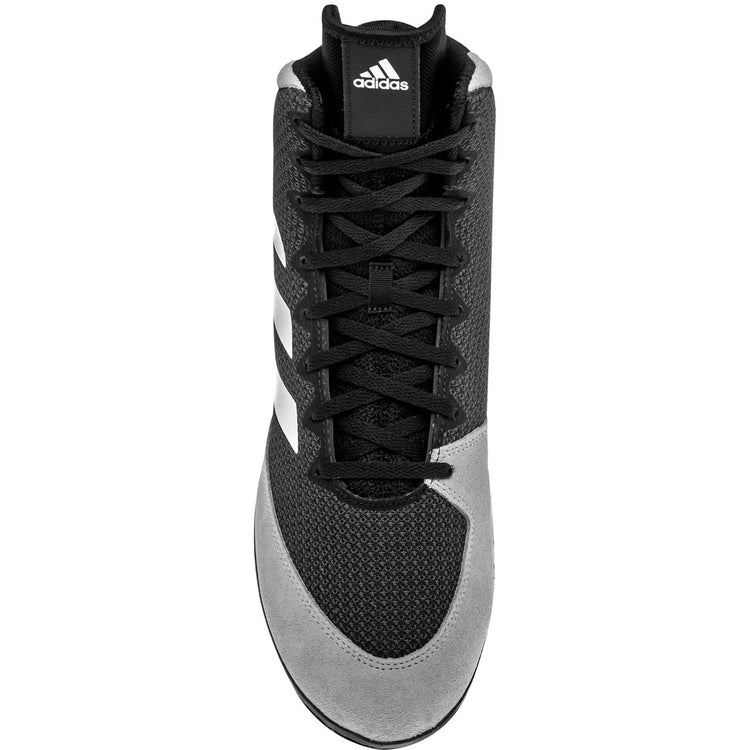 adidas Senior Mat Wizard 5 Wrestling Shoes black/grey/white