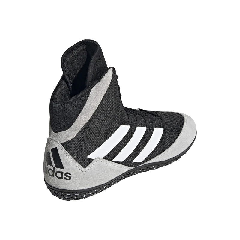 adidas Senior Mat Wizard 5 Wrestling Shoes black/grey/white