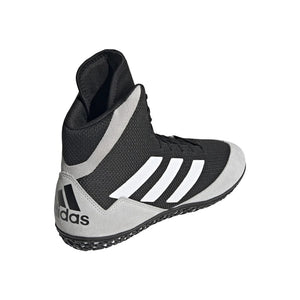 adidas Senior Mat Wizard 5 Wrestling Shoes black/grey/white