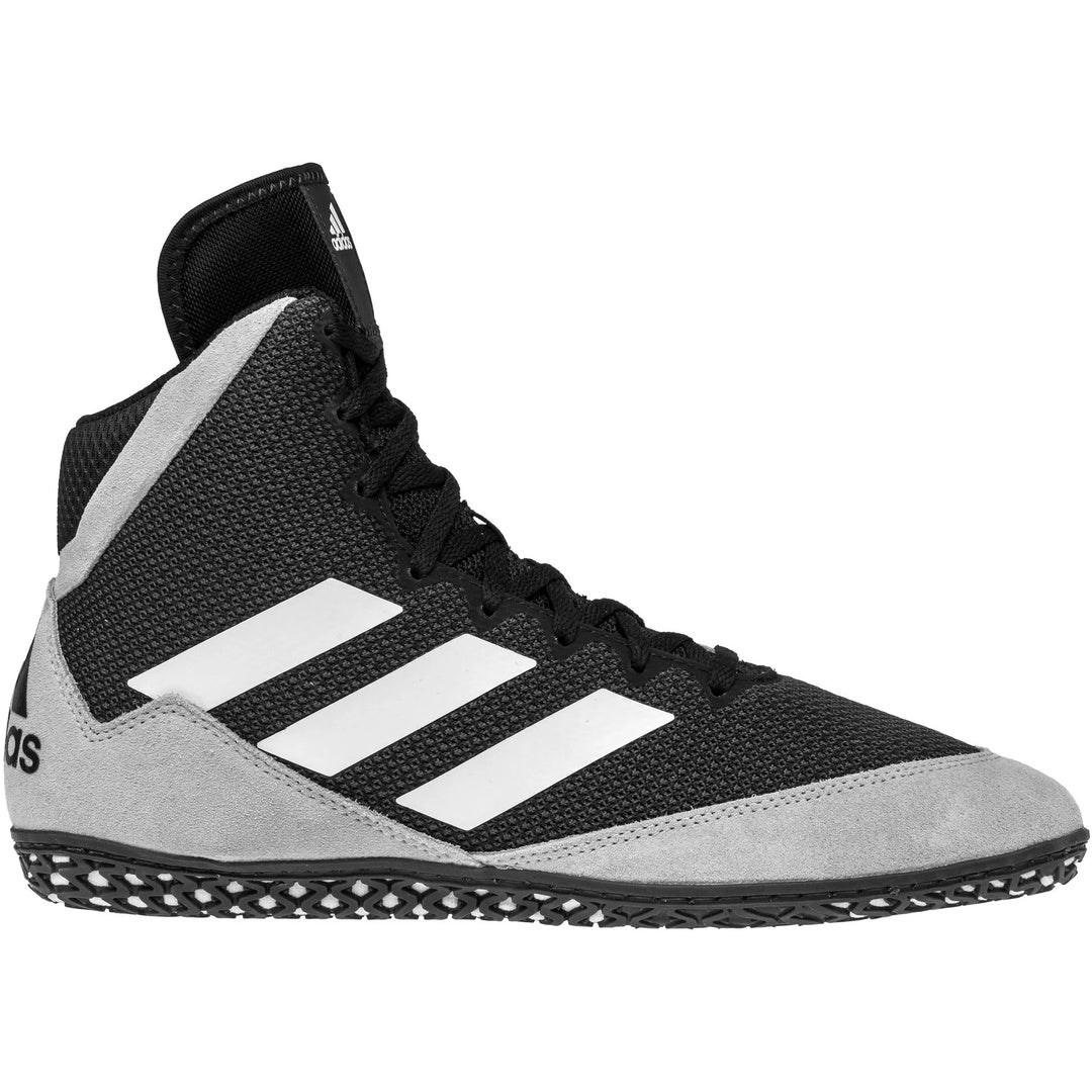 adidas Senior Mat Wizard 5 Wrestling Shoes black/grey/white