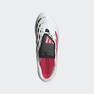 adidas Senior Predator Club Fold-Over Tongue Sala Indoor Soccer Shoes white/black/pink