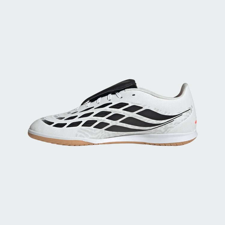 adidas Senior Predator Club Fold-Over Tongue Sala Indoor Soccer Shoes white/black/pink