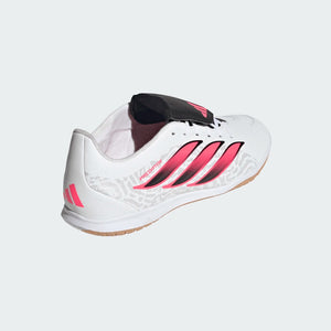 adidas Senior Predator Club Fold-Over Tongue Sala Indoor Soccer Shoes white/black/pink