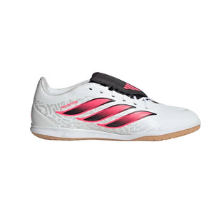 adidas Senior Predator Club Fold-Over Tongue Sala Indoor Soccer Shoes white/black/pink