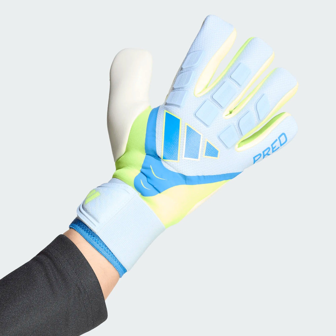 adidas Senior Predator Competition Soccer Goalkeeper Gloves blue/yellow