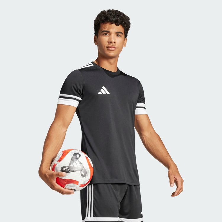 adidas Senior Squadra 25 Soccer Jersey black