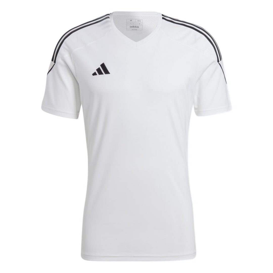 adidas Senior Tiro 23 Soccer Jersey White/Black