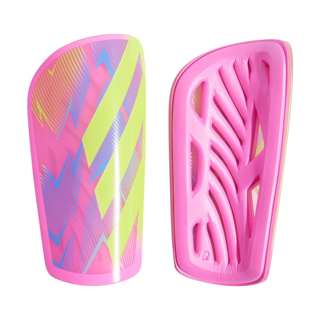 adidas Senior TIRO JE3930 League Sock Shin Guards pink lemon lime