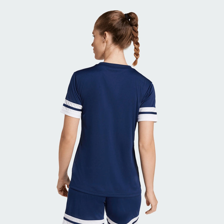 adidas Women's Squadra 25 Soccer Jersey Navy Blue