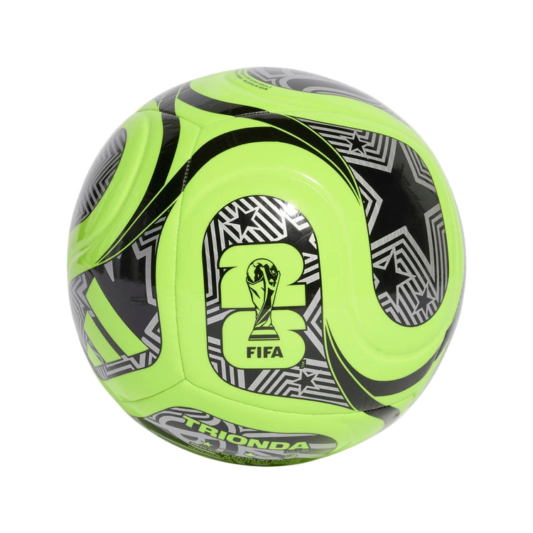 adidas World Cup 26 Club Soccer Ball Lemon/black/metal