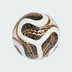adidas World Cup 26 Final Mini Soccer Ball white/ black/ gold