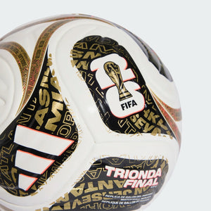 adidas World Cup 26 Final Mini Soccer Ball white/ black/ gold