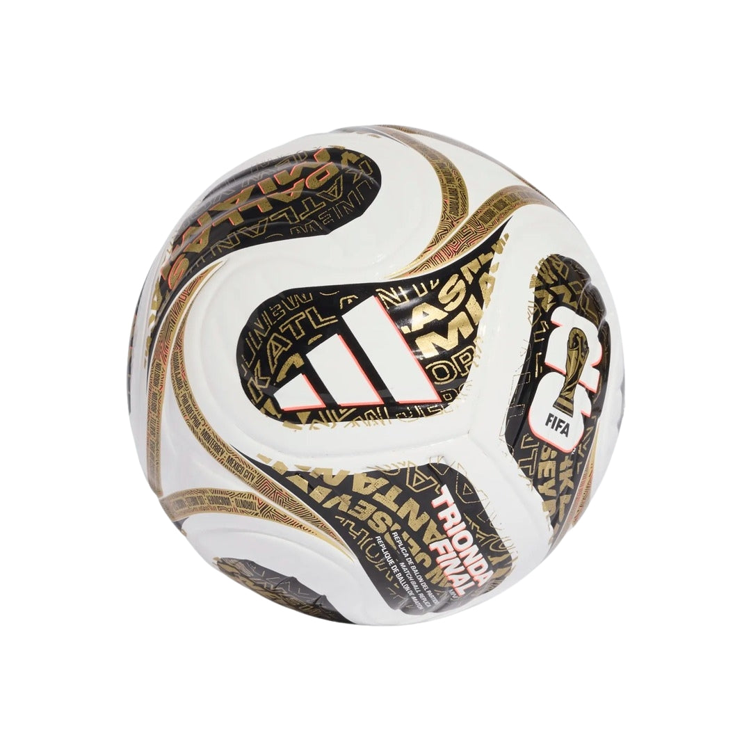 adidas World Cup 26 Final Mini Soccer Ball white/ black/ gold