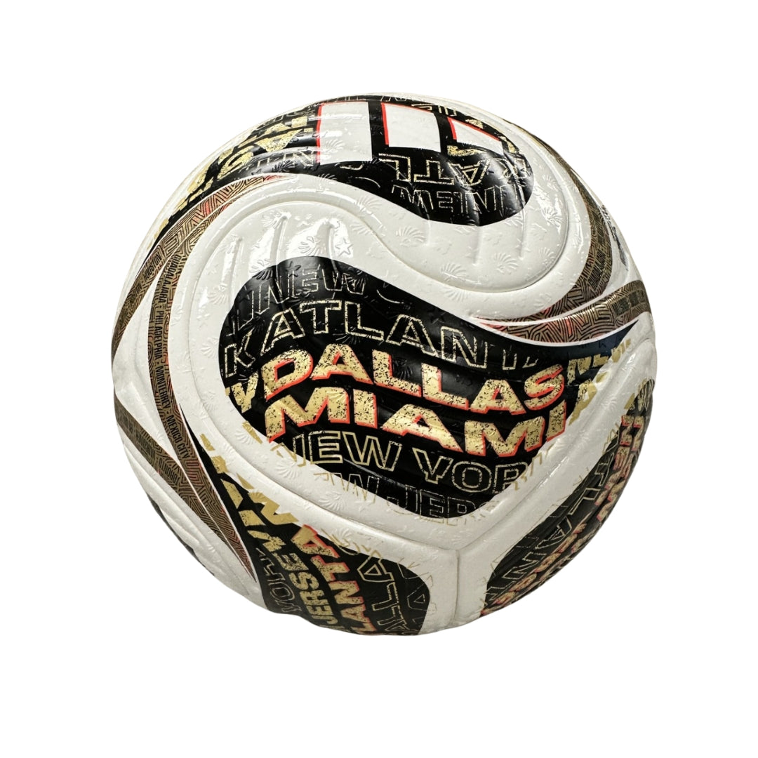adidas World Cup 26 Finals Pro Soccer Ball white/gold/black