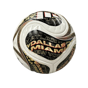 adidas World Cup 26 Finals Pro Soccer Ball white/gold/black